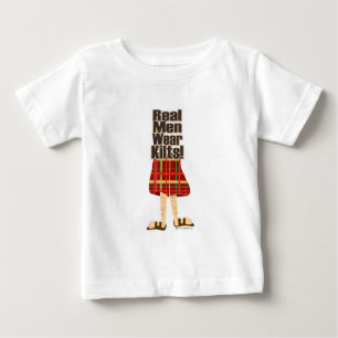 T-shirt Pour Bébé Les vrais hommes portent des tueurs