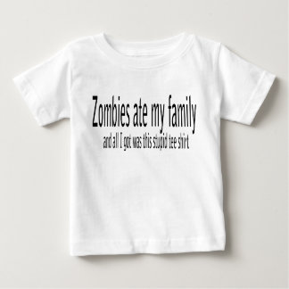 T-shirt Pour Bébé Les zombis ont mangé ma famille…