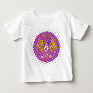 T-shirt Pour Bébé Lettre A, logo coloré design du texte