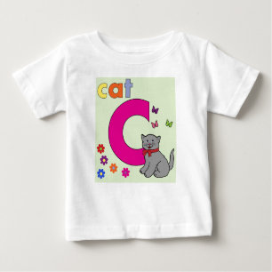 T-SHIRT POUR BÉBÉ LETTRE TARABLE CHAT C