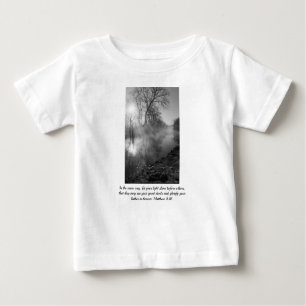 T-shirt Pour Bébé Levée matinale de la rivière Foggy