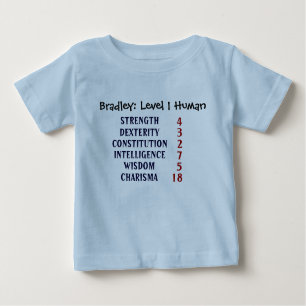 T-shirt Pour Bébé Level 1 Human