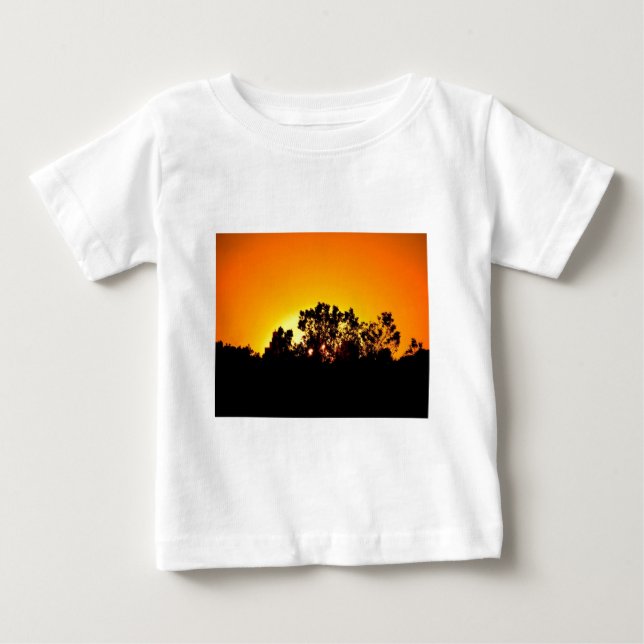 T-shirt Pour Bébé Lever du soleil (Devant)