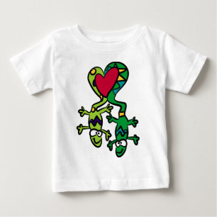 T-shirt Pour Bébé Lézards d'amour