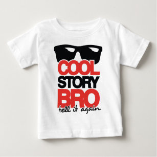 T-shirt Pour Bébé L'histoire fraîche Bro, lui indiquent encore - 2