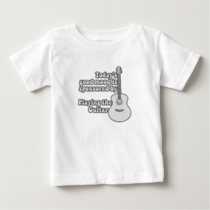 T-shirt Pour Bébé L'humeur d'aujourd'hui est sponsorisée par la guit
