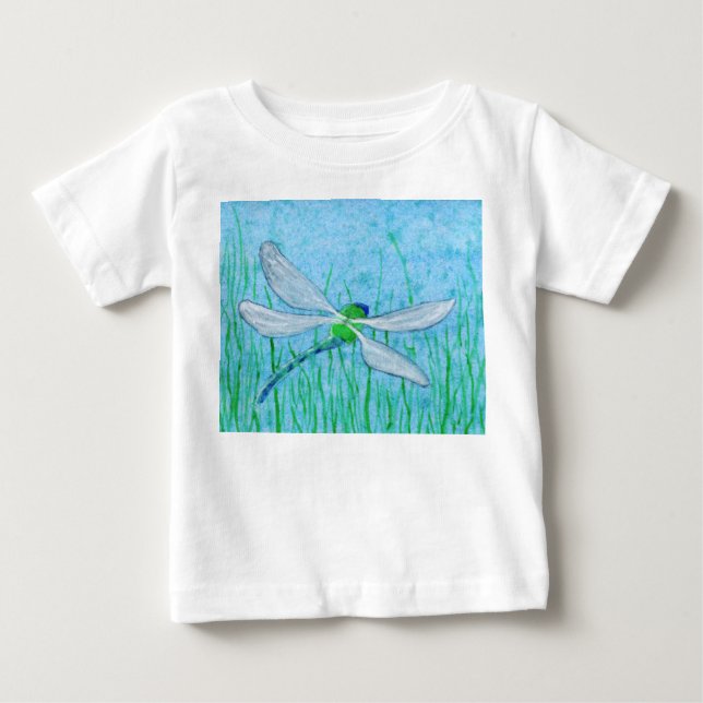 T-shirt Pour Bébé libellule (Devant)