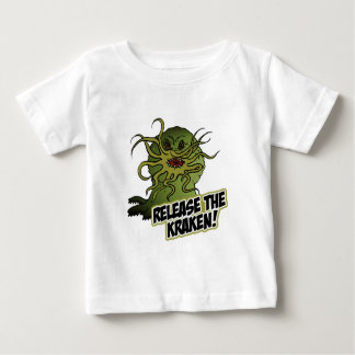 T-shirt Pour Bébé libère le kraken