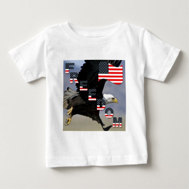 T-shirt Pour Bébé liberté (Devant)