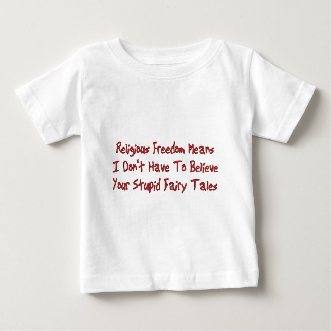 T-shirt Pour Bébé Liberté religieuse (Devant)
