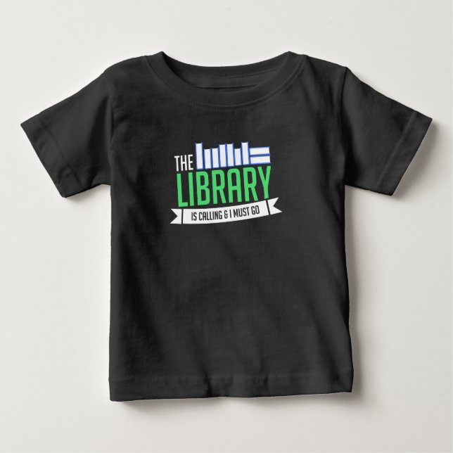 T-shirt Pour Bébé Librairie Livres Cadeau (Devant)