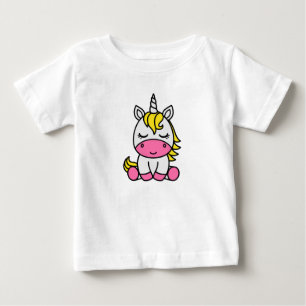 T-shirt Pour Bébé Licorne de petite fille