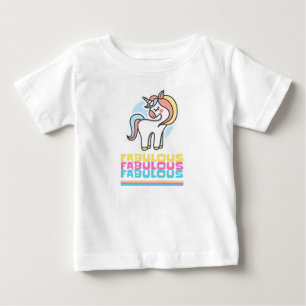 T-shirt Pour Bébé Licorne Fabuleuse