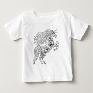 T-shirt Pour Bébé Licorne magique inspirée