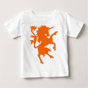 T-shirt Pour Bébé Licorne rampante