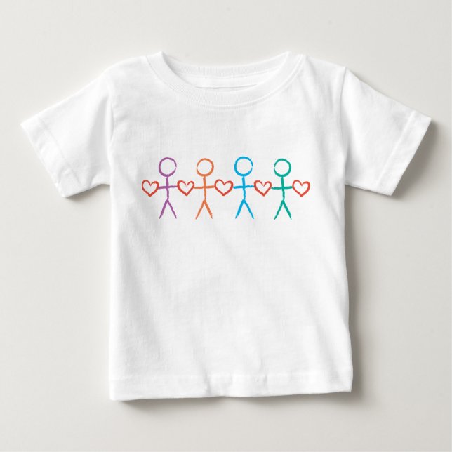 T-shirt Pour Bébé Liens (Devant)
