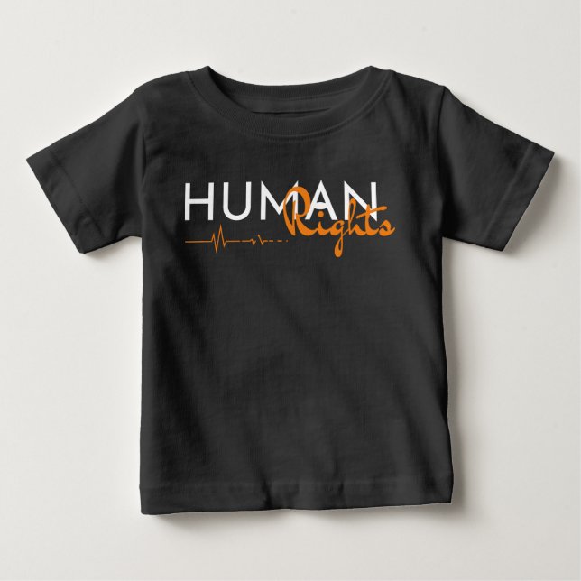 T-shirt Pour Bébé Lifeline to Human Rights (Devant)
