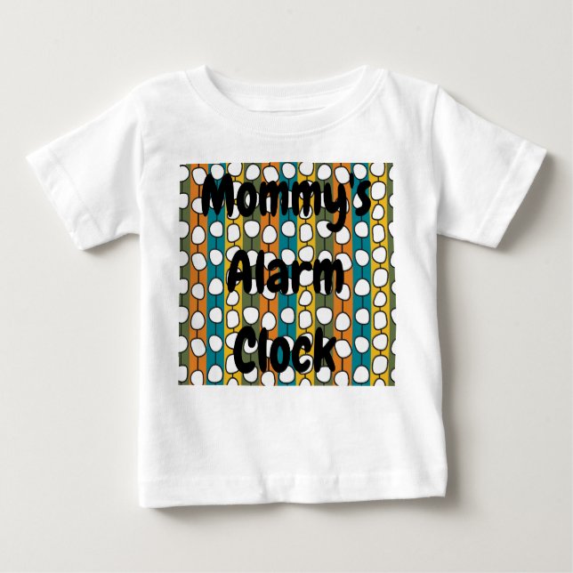 T-shirt Pour Bébé Lignes colorées MCM (Devant)