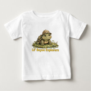 T-shirt Pour Bébé Lil' Bayou Explorers T-Shirt Turtle Bébé
