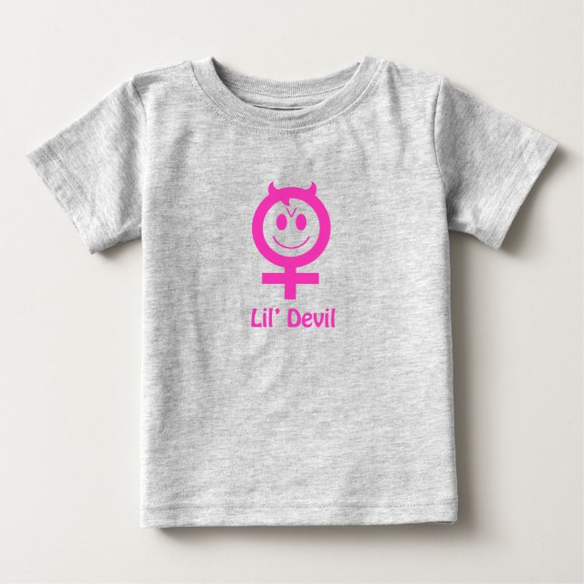 T-shirt Pour Bébé Lil Devil (Devant)