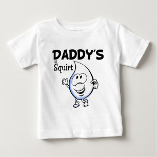 T-shirt Pour Bébé Lil du papa injectent