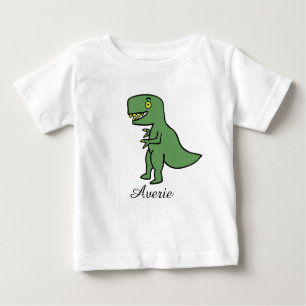 T-shirt Pour Bébé Li'l T-Rex personnalisé