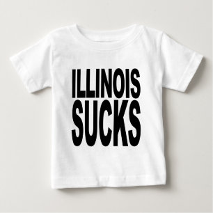 T-shirt Pour Bébé L'Illinois suce