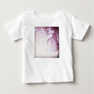 T-shirt Pour Bébé Lily était une petite fille