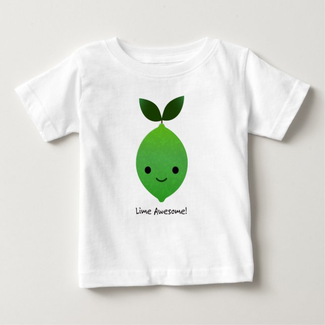 T-shirt Pour Bébé Lime Awesome Kawaii Lime (Devant)