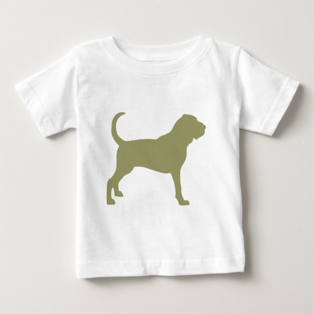 T-shirt Pour Bébé Limier (vert sauge) (Devant)