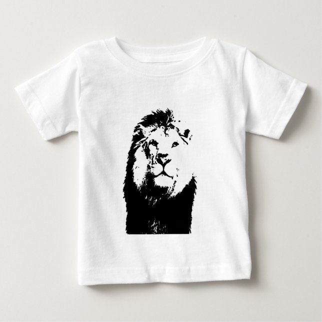 T-shirt Pour Bébé Lion (Devant)