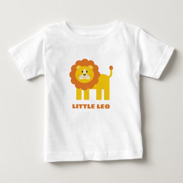 T-shirt Pour Bébé Lion (Devant)