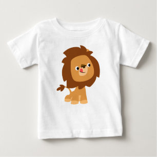 T-Shirt pour bébé Lion Cartoon Cute Greedy