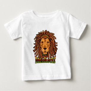 T-shirt Pour Bébé Lion de Rastafarian de Judah