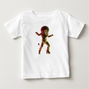 T-shirt Pour Bébé Lion funky disco des années 70 en combinaison doré