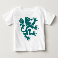 Lion héraldique 01 - Moss Green