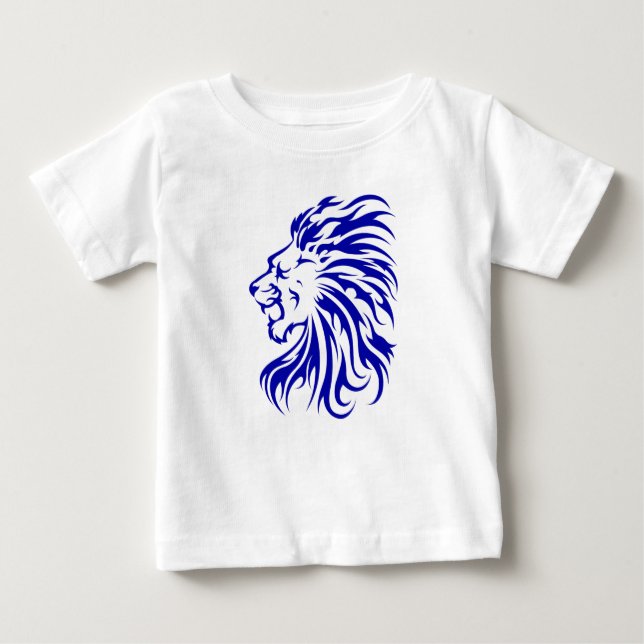 T-shirt Pour Bébé Lion le Roi de la jungle, cadeaux amoureux de lion (Devant)