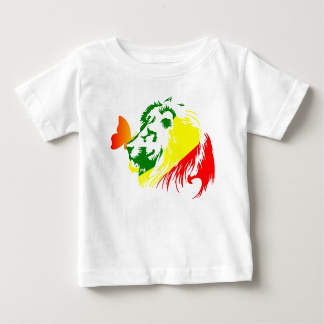 T-SHIRT POUR BÉBÉ LION PAPILLON FLY (Devant)