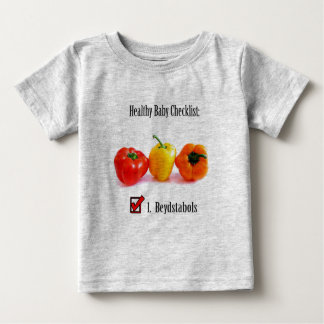 T-shirt Pour Bébé Liste de contrôle (philippine) saine de bébé