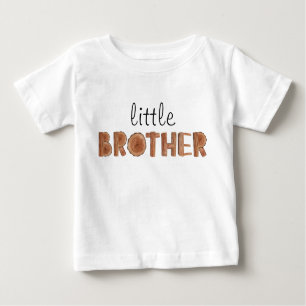 T-shirt Pour Bébé Little Brother Wood