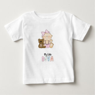 T-shirt Pour Bébé Little Diva