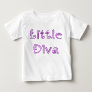 T-shirt Pour Bébé Little Diva