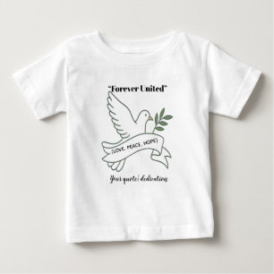 T-shirt Pour Bébé Little Dove of Love - T-shirt bébé personnalisé