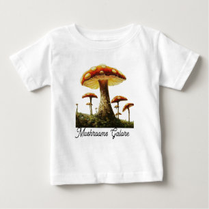 T-shirt Pour Bébé Little Explorer : Champignons Galore