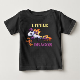 T-shirt Pour Bébé Little fire Dragon