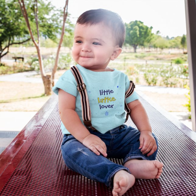 T-shirt Pour Bébé Little Latke Lover Hanukkah  (Créateur téléchargé)