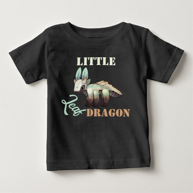 T-shirt Pour Bébé Little leaf Dragon (Devant)