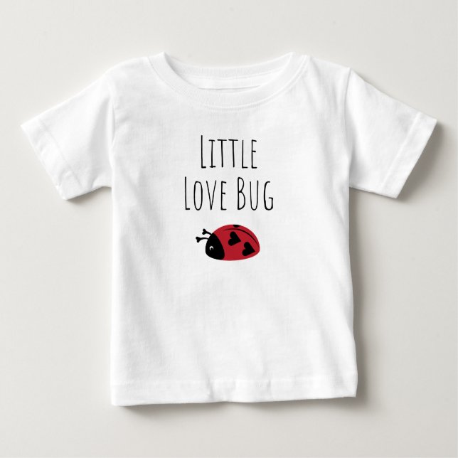 T-shirt Pour Bébé Little Love Bug (Devant)