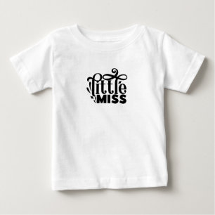 T-shirt Pour Bébé Little Miss