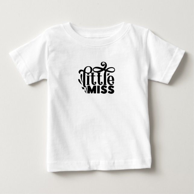 T-shirt Pour Bébé Little Miss (Devant)